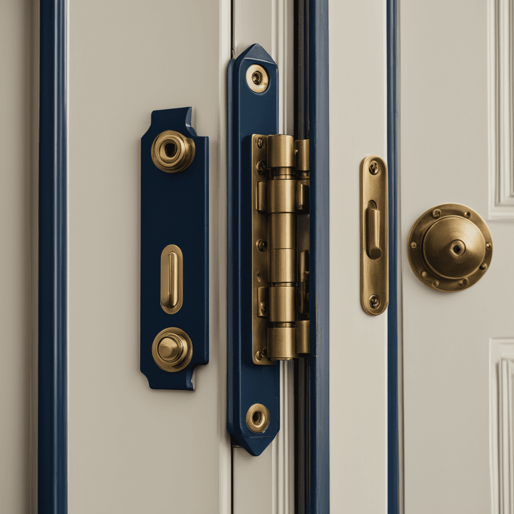 Installation d'une serrure multipoints sur une porte d'entrée sécurisée